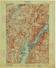 Bolton New York Historical topographic map, 1:62500 scale, 15 X 15 Minute, Year 1900
