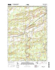 Bombay New York Current topographic map, 1:24000 scale, 7.5 X 7.5 Minute, Year 2016