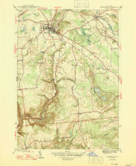 Boonville New York Historical topographic map, 1:31680 scale, 7.5 X 7.5 Minute, Year 1947
