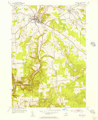 Boonville New York Historical topographic map, 1:24000 scale, 7.5 X 7.5 Minute, Year 1955