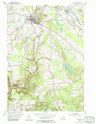 Boonville New York Historical topographic map, 1:24000 scale, 7.5 X 7.5 Minute, Year 1955