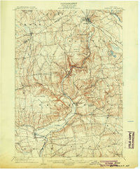 Boonville New York Historical topographic map, 1:62500 scale, 15 X 15 Minute, Year 1904