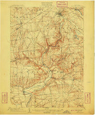 Boonville New York Historical topographic map, 1:62500 scale, 15 X 15 Minute, Year 1904