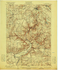 Boonville New York Historical topographic map, 1:62500 scale, 15 X 15 Minute, Year 1904