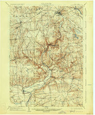 Boonville New York Historical topographic map, 1:62500 scale, 15 X 15 Minute, Year 1904