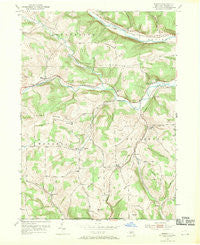 Borden New York Historical topographic map, 1:24000 scale, 7.5 X 7.5 Minute, Year 1953