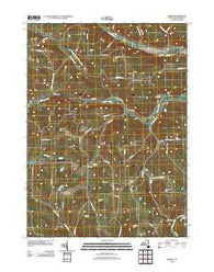 Borden New York Historical topographic map, 1:24000 scale, 7.5 X 7.5 Minute, Year 2012