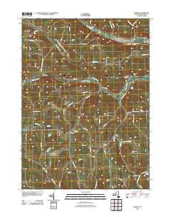 Borden New York Historical topographic map, 1:24000 scale, 7.5 X 7.5 Minute, Year 2012