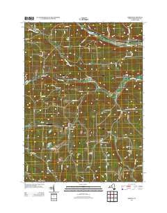 Borden New York Historical topographic map, 1:24000 scale, 7.5 X 7.5 Minute, Year 2013