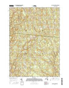 Boylston Center New York Current topographic map, 1:24000 scale, 7.5 X 7.5 Minute, Year 2016