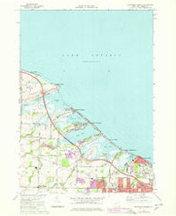 Braddock Heights New York Historical topographic map, 1:24000 scale, 7.5 X 7.5 Minute, Year 1971