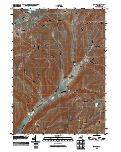 Bradford New York Historical topographic map, 1:24000 scale, 7.5 X 7.5 Minute, Year 2010