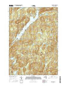 Brant Lake New York Current topographic map, 1:24000 scale, 7.5 X 7.5 Minute, Year 2016