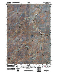 Brasher Falls New York Historical topographic map, 1:24000 scale, 7.5 X 7.5 Minute, Year 2010