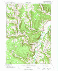 Breakabeen New York Historical topographic map, 1:24000 scale, 7.5 X 7.5 Minute, Year 1943
