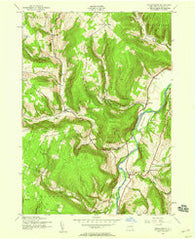 Breakabeen New York Historical topographic map, 1:24000 scale, 7.5 X 7.5 Minute, Year 1943