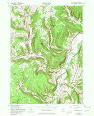 Breakabeen New York Historical topographic map, 1:24000 scale, 7.5 X 7.5 Minute, Year 1943
