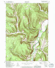 Breakabeen New York Historical topographic map, 1:24000 scale, 7.5 X 7.5 Minute, Year 1943