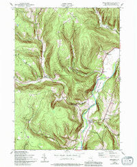 Breakabeen New York Historical topographic map, 1:24000 scale, 7.5 X 7.5 Minute, Year 1943