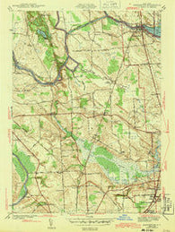 Brewerton New York Historical topographic map, 1:31680 scale, 7.5 X 7.5 Minute, Year 1943