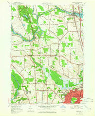Brewerton New York Historical topographic map, 1:24000 scale, 7.5 X 7.5 Minute, Year 1957