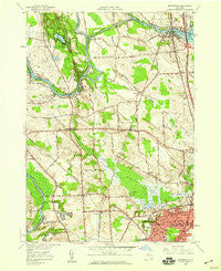 Brewerton New York Historical topographic map, 1:24000 scale, 7.5 X 7.5 Minute, Year 1957