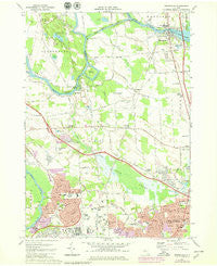 Brewerton New York Historical topographic map, 1:24000 scale, 7.5 X 7.5 Minute, Year 1973