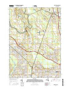 Brewerton New York Current topographic map, 1:24000 scale, 7.5 X 7.5 Minute, Year 2016
