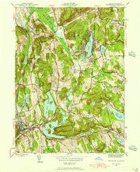 Brewster New York Historical topographic map, 1:24000 scale, 7.5 X 7.5 Minute, Year 1943