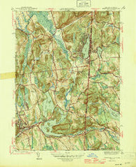 Brewster New York Historical topographic map, 1:31680 scale, 7.5 X 7.5 Minute, Year 1946