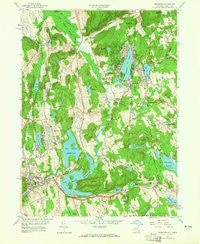 Brewster New York Historical topographic map, 1:24000 scale, 7.5 X 7.5 Minute, Year 1958
