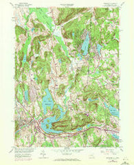 Brewster New York Historical topographic map, 1:24000 scale, 7.5 X 7.5 Minute, Year 1958