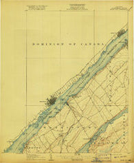 Brier Hill New York Historical topographic map, 1:62500 scale, 15 X 15 Minute, Year 1906