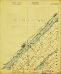 Brier Hill New York Historical topographic map, 1:62500 scale, 15 X 15 Minute, Year 1906