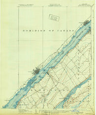 Brier Hill New York Historical topographic map, 1:62500 scale, 15 X 15 Minute, Year 1906