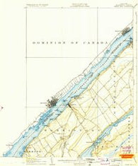 Brier Hill New York Historical topographic map, 1:62500 scale, 15 X 15 Minute, Year 1906