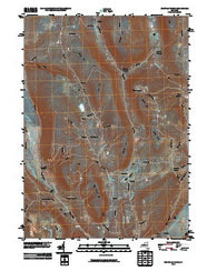 Bristol Springs New York Historical topographic map, 1:24000 scale, 7.5 X 7.5 Minute, Year 2010