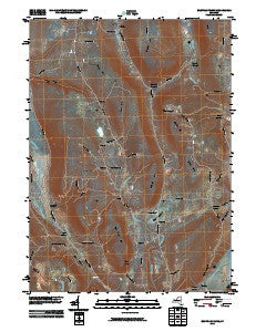 Bristol Springs New York Historical topographic map, 1:24000 scale, 7.5 X 7.5 Minute, Year 2010