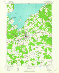 Broadalbin New York Historical topographic map, 1:24000 scale, 7.5 X 7.5 Minute, Year 1945