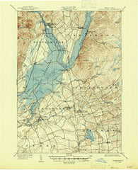 Broadalbin New York Historical topographic map, 1:62500 scale, 15 X 15 Minute, Year 1902