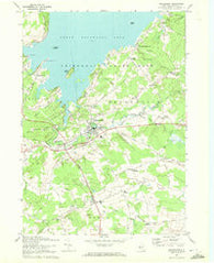 Broadalbin New York Historical topographic map, 1:24000 scale, 7.5 X 7.5 Minute, Year 1970