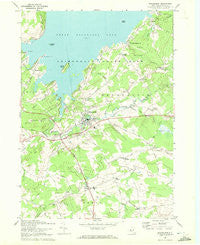 Broadalbin New York Historical topographic map, 1:24000 scale, 7.5 X 7.5 Minute, Year 1970