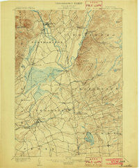 Broadalbin New York Historical topographic map, 1:62500 scale, 15 X 15 Minute, Year 1902