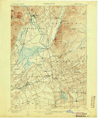 Broadalbin New York Historical topographic map, 1:62500 scale, 15 X 15 Minute, Year 1902