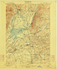 Broadalbin New York Historical topographic map, 1:62500 scale, 15 X 15 Minute, Year 1902