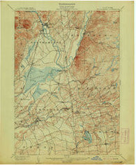 Broadalbin New York Historical topographic map, 1:62500 scale, 15 X 15 Minute, Year 1902