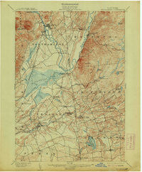 Broadalbin New York Historical topographic map, 1:62500 scale, 15 X 15 Minute, Year 1902