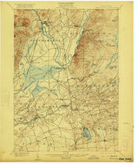 Broadalbin New York Historical topographic map, 1:62500 scale, 15 X 15 Minute, Year 1902
