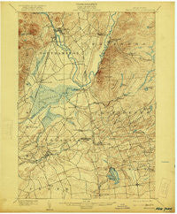 Broadalbin New York Historical topographic map, 1:62500 scale, 15 X 15 Minute, Year 1902
