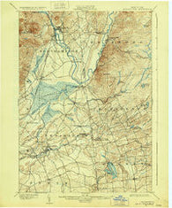 Broadalbin New York Historical topographic map, 1:62500 scale, 15 X 15 Minute, Year 1902